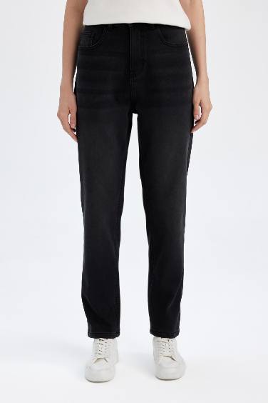 Lina Comfort Mom Yüksek Bel Bilek Boy Jean Pantolon