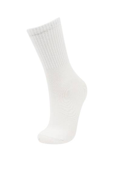 Длинные носки из хлопка для женщин, 5 пар