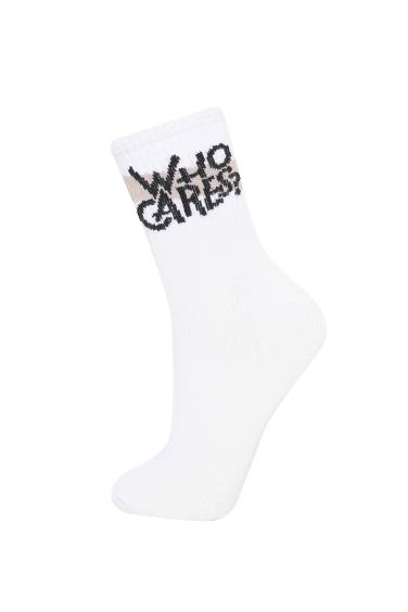 Woman 3 Piece Cotton Long Socks
