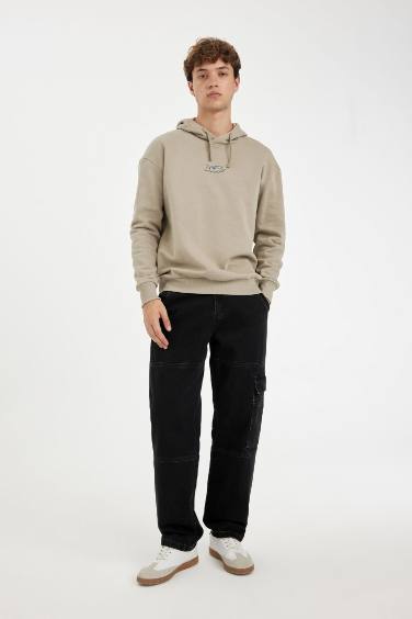 Marvel Avengers Лицензиялық бокси фит үлкен бас киімді Свитер