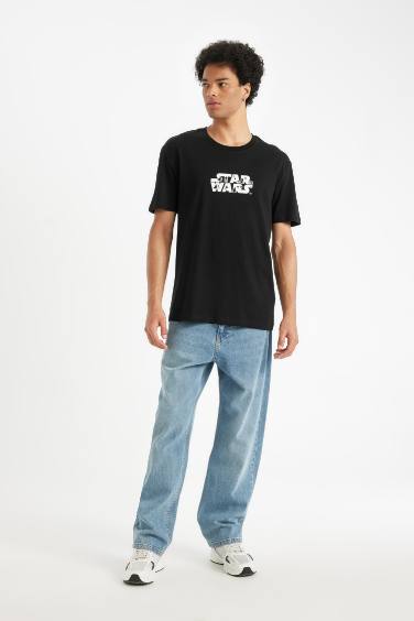 تي شيرت نص كم قصة عادية من ستار وورز