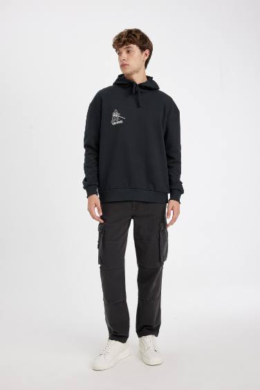 One Piece Лицензиялық бокси фит үлкен бас киімді Свитер