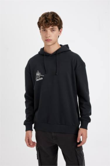 One Piece Лицензиялық бокси фит үлкен бас киімді Свитер