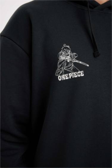 Anthracite MAN Boxy Fit One Piece Printed Long Sleeve Sweatshirt