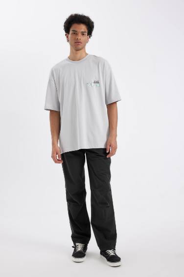 تيشيرت اوفر سايز مطبوع من افاتر ذا لاست ايربندر