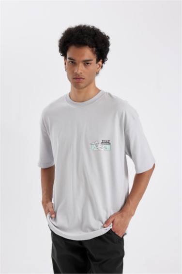 تيشيرت اوفر سايز مطبوع من افاتر ذا لاست ايربندر