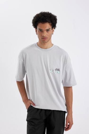 تيشيرت اوفر سايز مطبوع من افاتر ذا لاست ايربندر