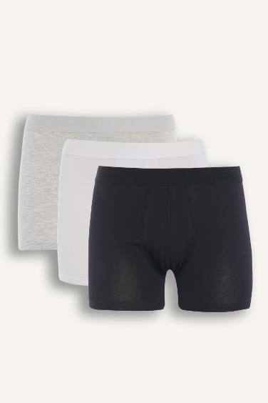 Long Fit 3'lü Boxer