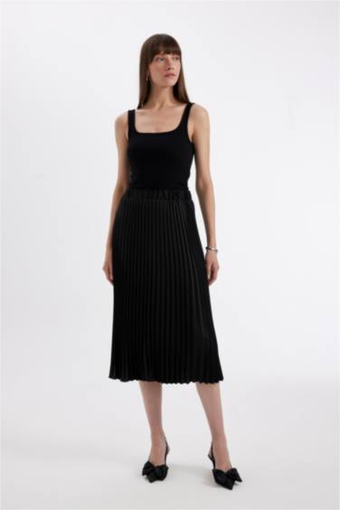 бүрме максималды ұзындық Тоқылған юбка