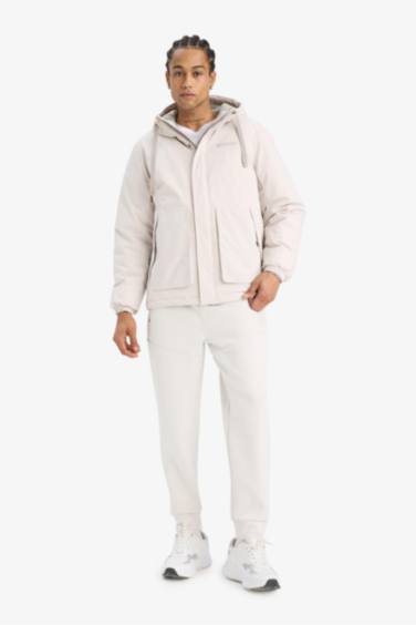 Regular Fit Hooded Jacket