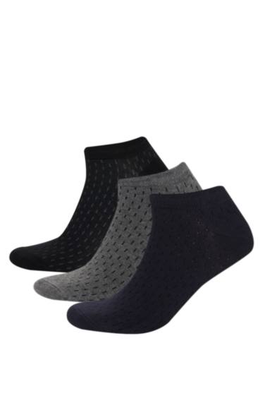 Man Seamless 3 Piece Bamboo Ankle Socks