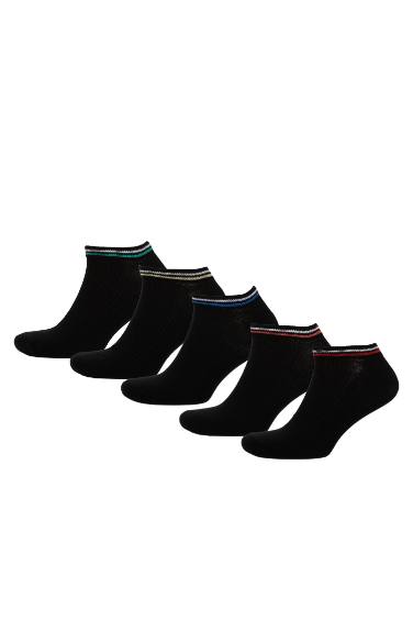 Lot de 5 paires de Chaussettes Courtes en Coton pour Homme