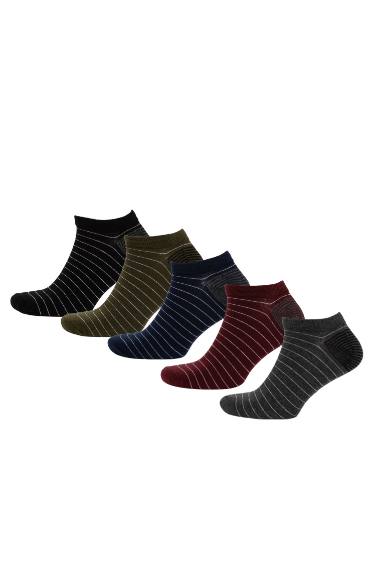 Lot de 5 paires de Chaussettes Courtes en Coton pour Homme