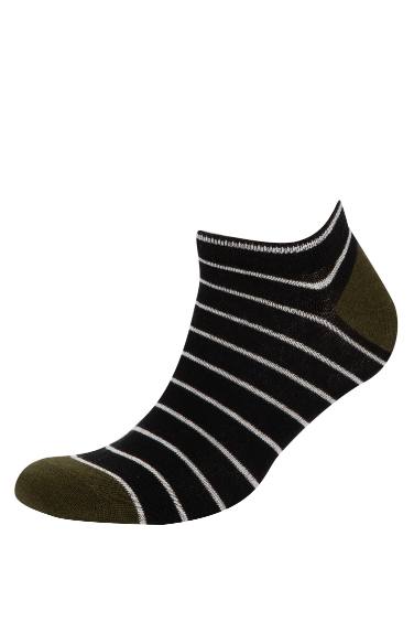 Lot de 5 Chaussettes Courtes en Coton pour Homme