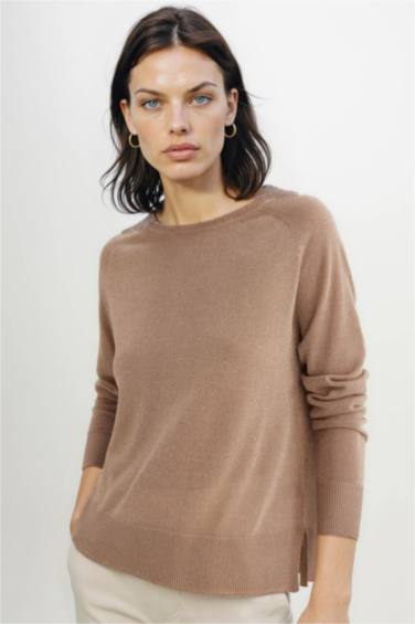 Regular Fit Bisiklet Yaka Triko Kazak