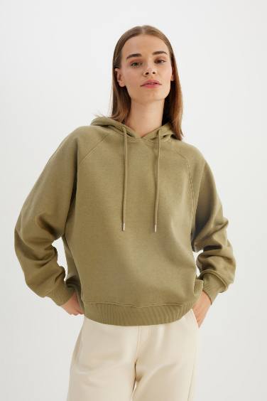 Oversize Fit Long Sleeve Sweatshirt