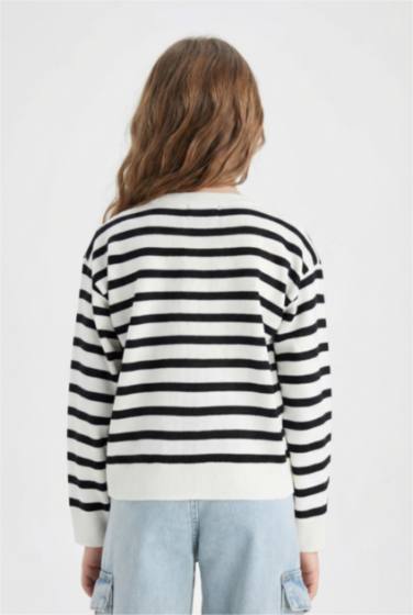 Girl Standard Fit Crew Neck Pullover