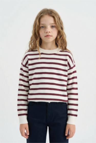 Girl Standard Fit Crew Neck Pullover