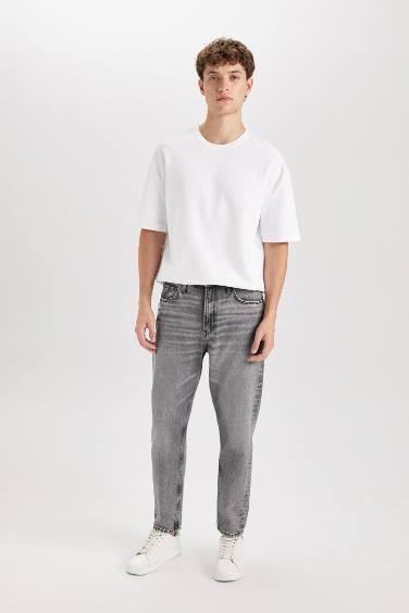 90’S Slim Fit Super Skinny Hem Denim Trousers