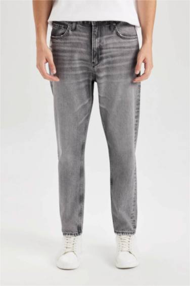 90’S Slim Fit Super Skinny Hem Denim Trousers