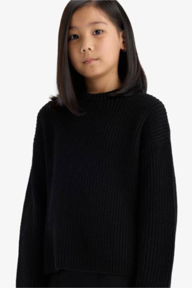 Girl Standard Fit Crew Neck Pullover