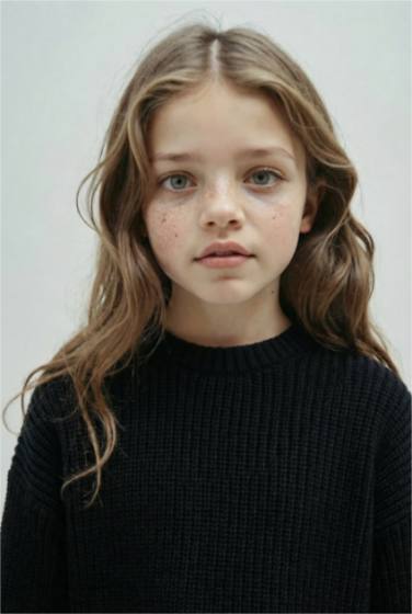 Girl Standard Fit Crew Neck Pullover