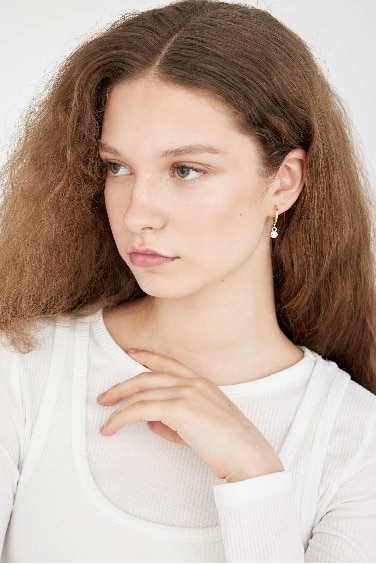 حلق حريمي ذهبي - 6 قطع