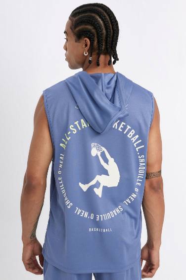 DeFactoFit Shaquille O'Neal Standard Fit Hooded T-Shirt