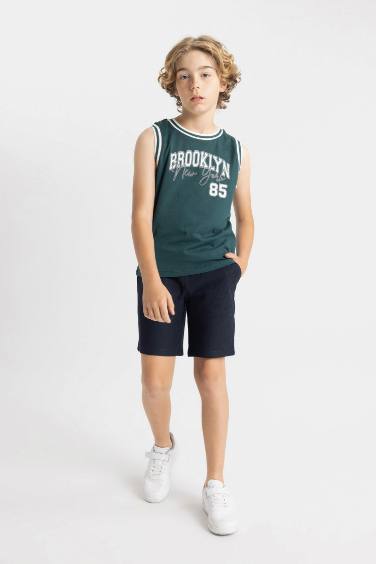 Boy Printed T-Shirt Shorts 2 Piece Set