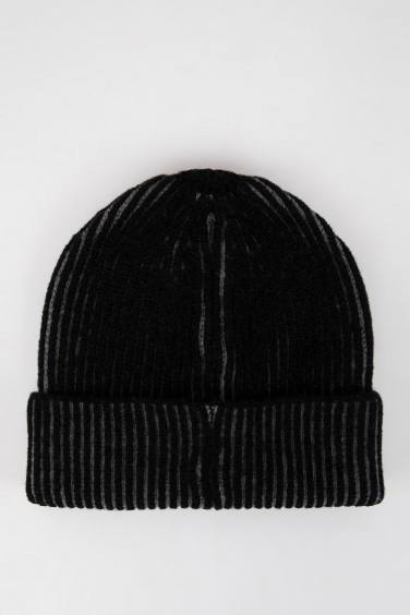 Erkek Fitilli Örgü Bere