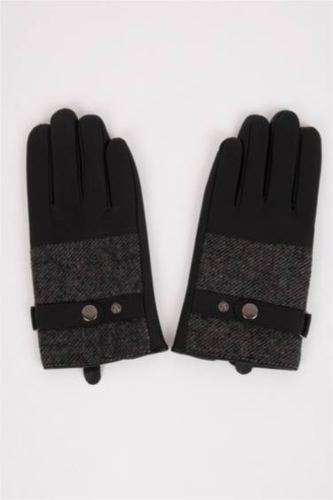 Перчатки из искусственной кожи для мужчин