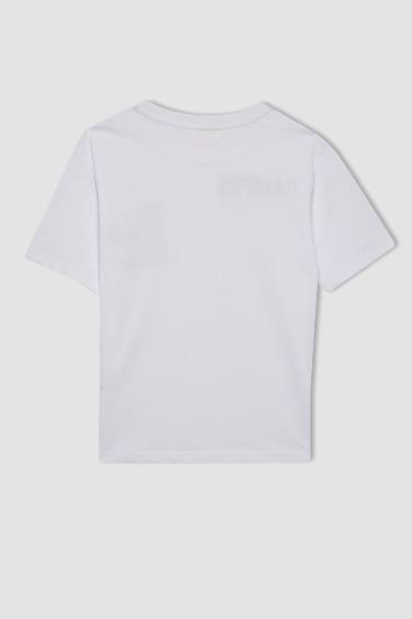 T-Shirt imprimé à Manches Courtes et Col Rond pour Garçon