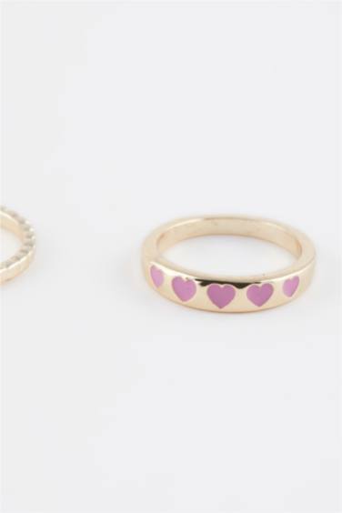 Kadın 3'lü Gold Yüzük