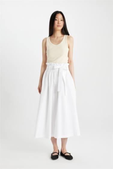 a сызығы орташа ұзындық Тоқылған юбка