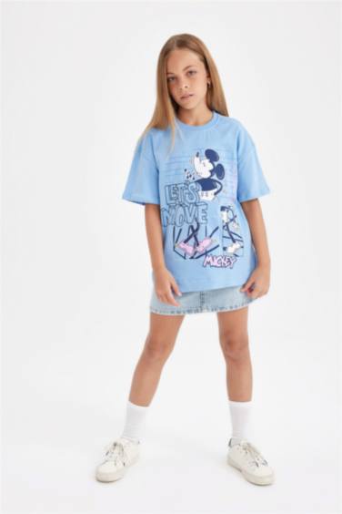 Girl Disney Mickey & Minnie Relax Fit T-Shirt