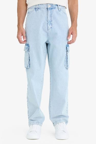 Джинсы Baggy Fit широкие со средней талией