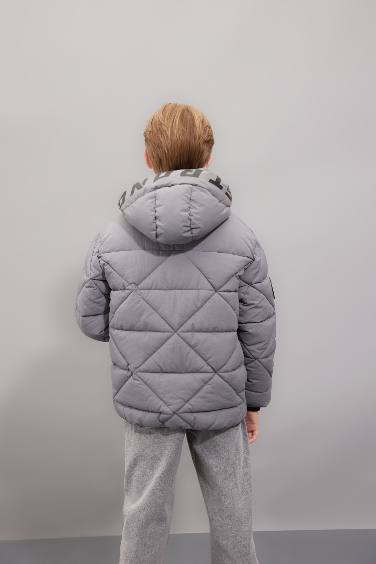 Jacket Veste imperméable à capuche zippée avec poches pour garçon