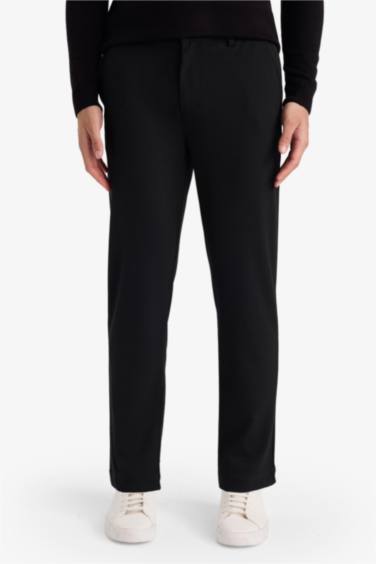Tailored Fit Straight Leg Stretch Trousers