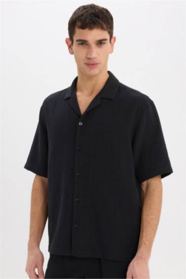 Cotton Relax Fit Cotton Summer Muslin Shirt