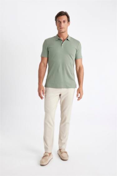 تيشيرت بيزك بولو سليم فيت