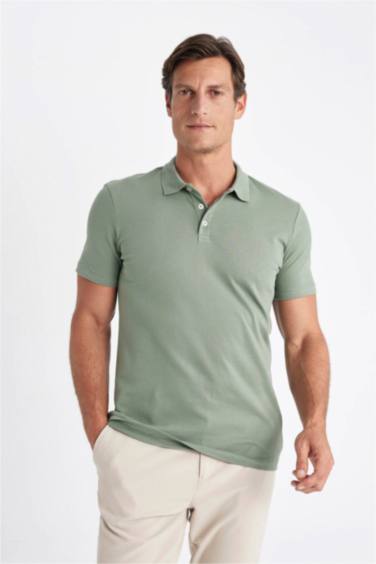 تيشيرت بيزك بولو سليم فيت