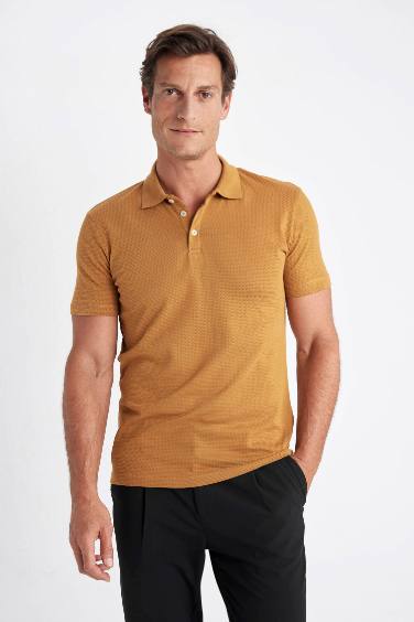 T-Shirt Polo Coupe Slim Col Polo