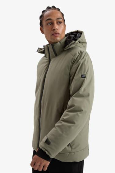 Defactofit USB Heated Waterproof Windproof Hooded Zippered Winter Ski Jacket