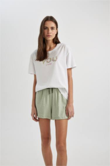 Ensemble 2 pièces à manches courtes Coupe régulière de Fall in Love