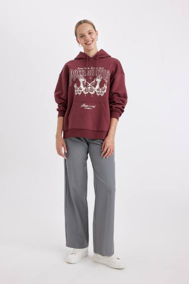 Oversize Fit Long Sleeve Sweatshirt