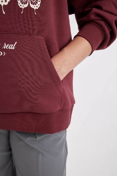 Oversize Fit Long Sleeve Sweatshirt