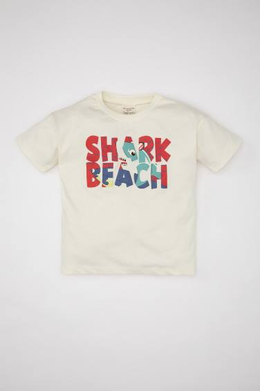 Baby Boy Printed Short Sleeve T-Shirt