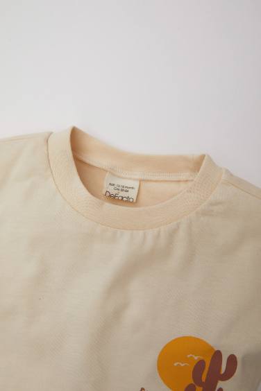 Baby Boy Printed Short Sleeve T-Shirt