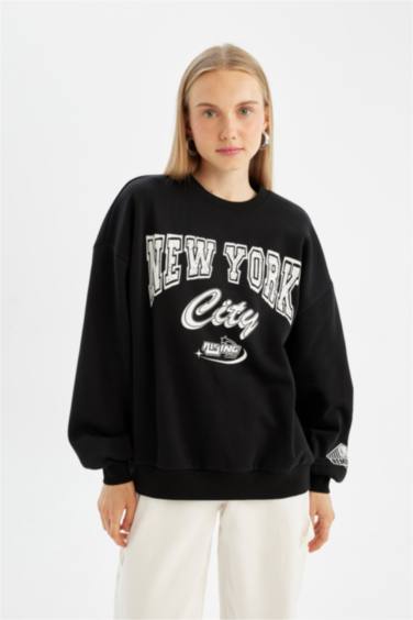 Свитшот оверсай с круглым вырезом, Coool