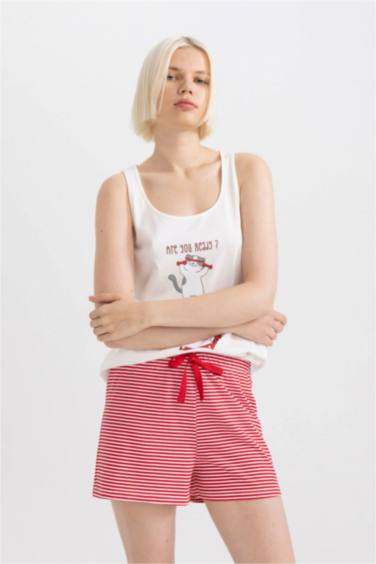 Printed 2 Piece Pajama Set